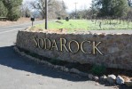 3-D urathane & aluminum letters pin-mounted to rock wall