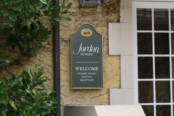 Jordan wall sign is aluminum with a routed urathane frame 1.5