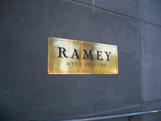 1/4 brass plate with letters routed approx. 1/8