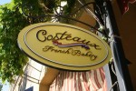 This 

entire sign is carved from a single chunk of urathane.  The background is convex and all copy is 3-D